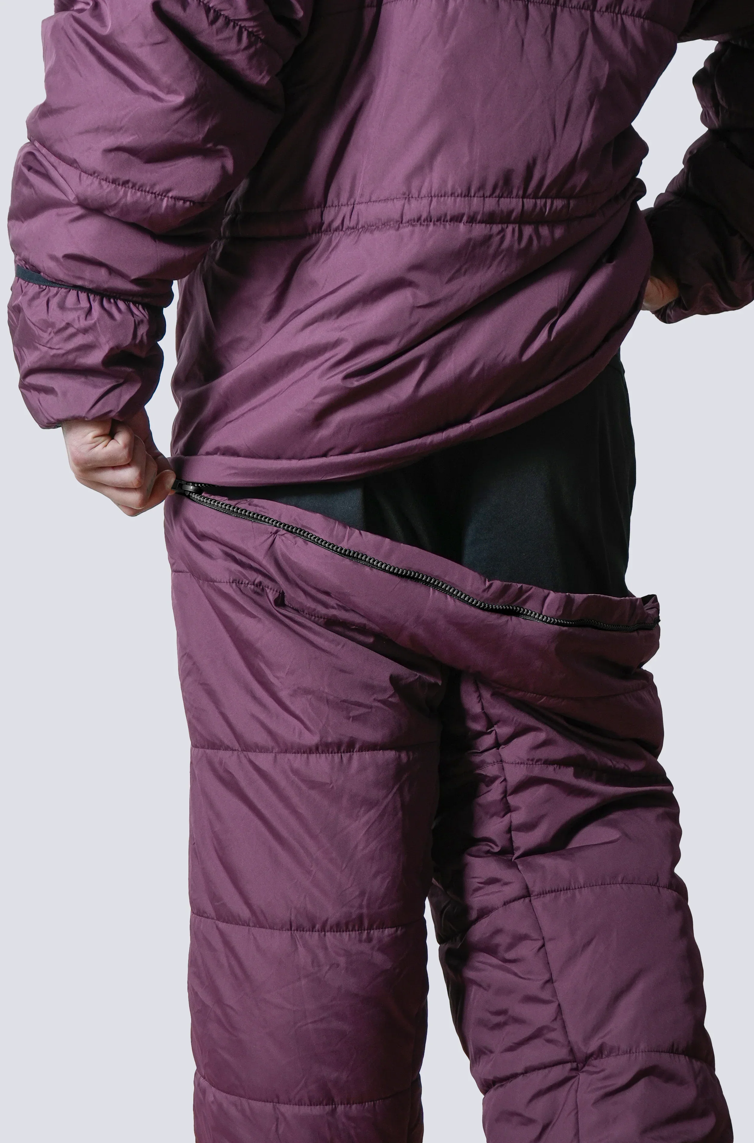 Selk'bag The Original Wearable Burgundy SWYTCH Sleeping Bag - Image 6