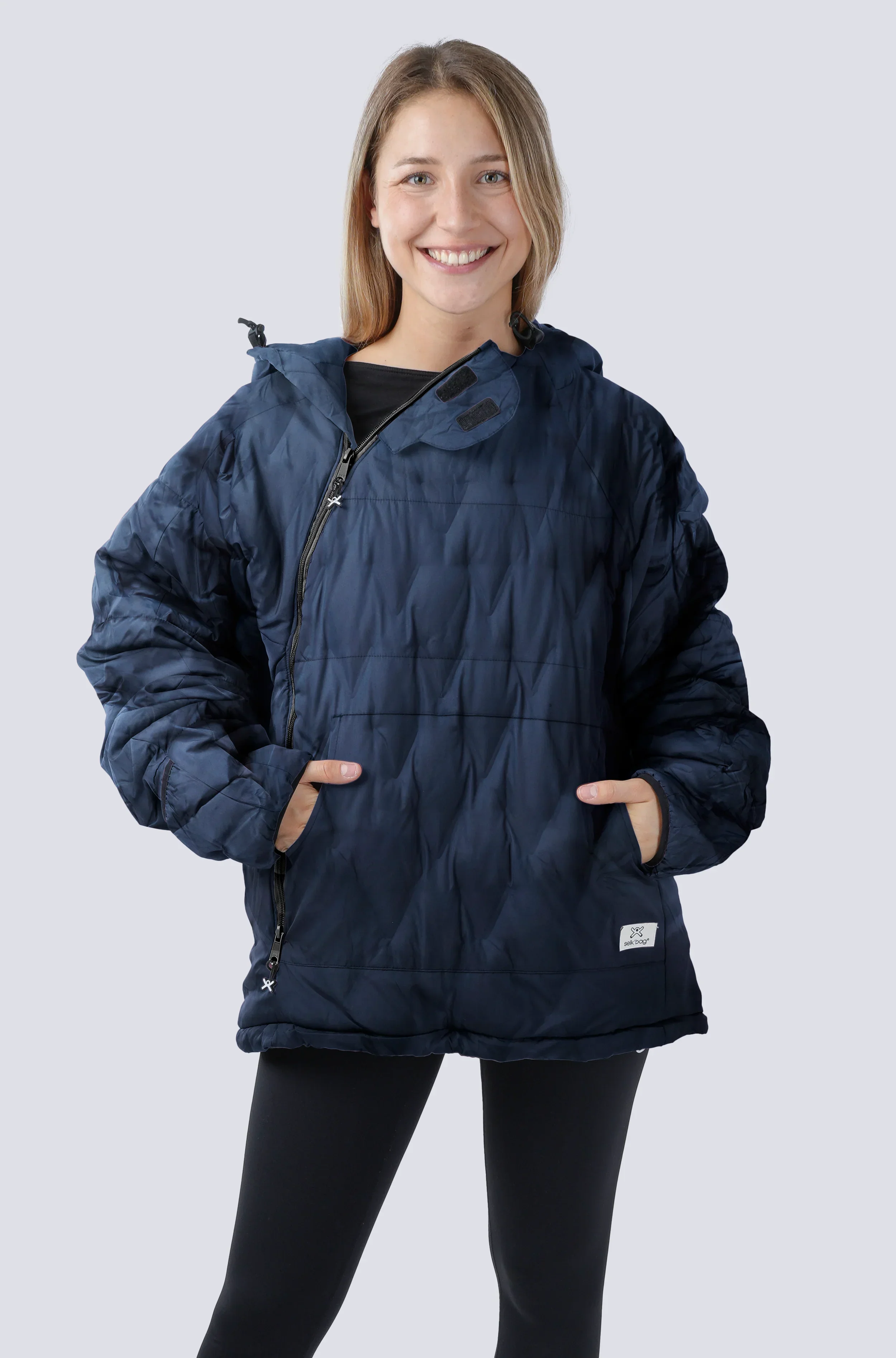 Selk'bag The Original Wearable SWYTCH Pro Navy Sleeping Bag - Image 4