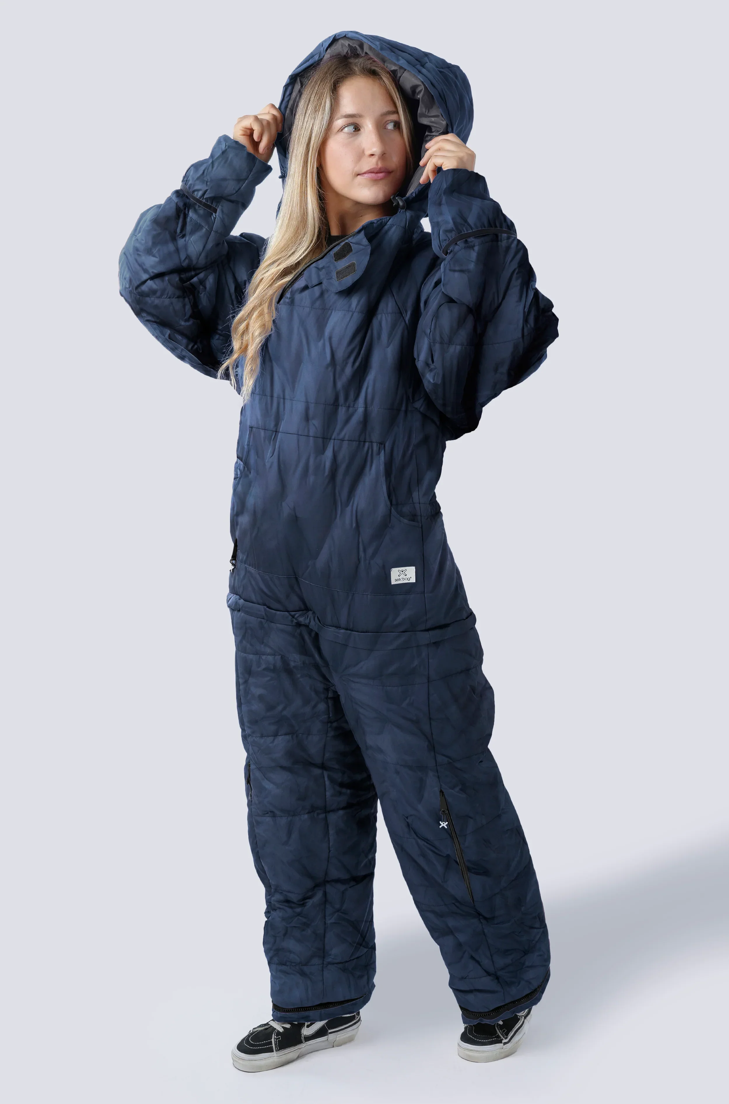 Selk'bag The Original Wearable SWYTCH Pro Navy Sleeping Bag - Image 5
