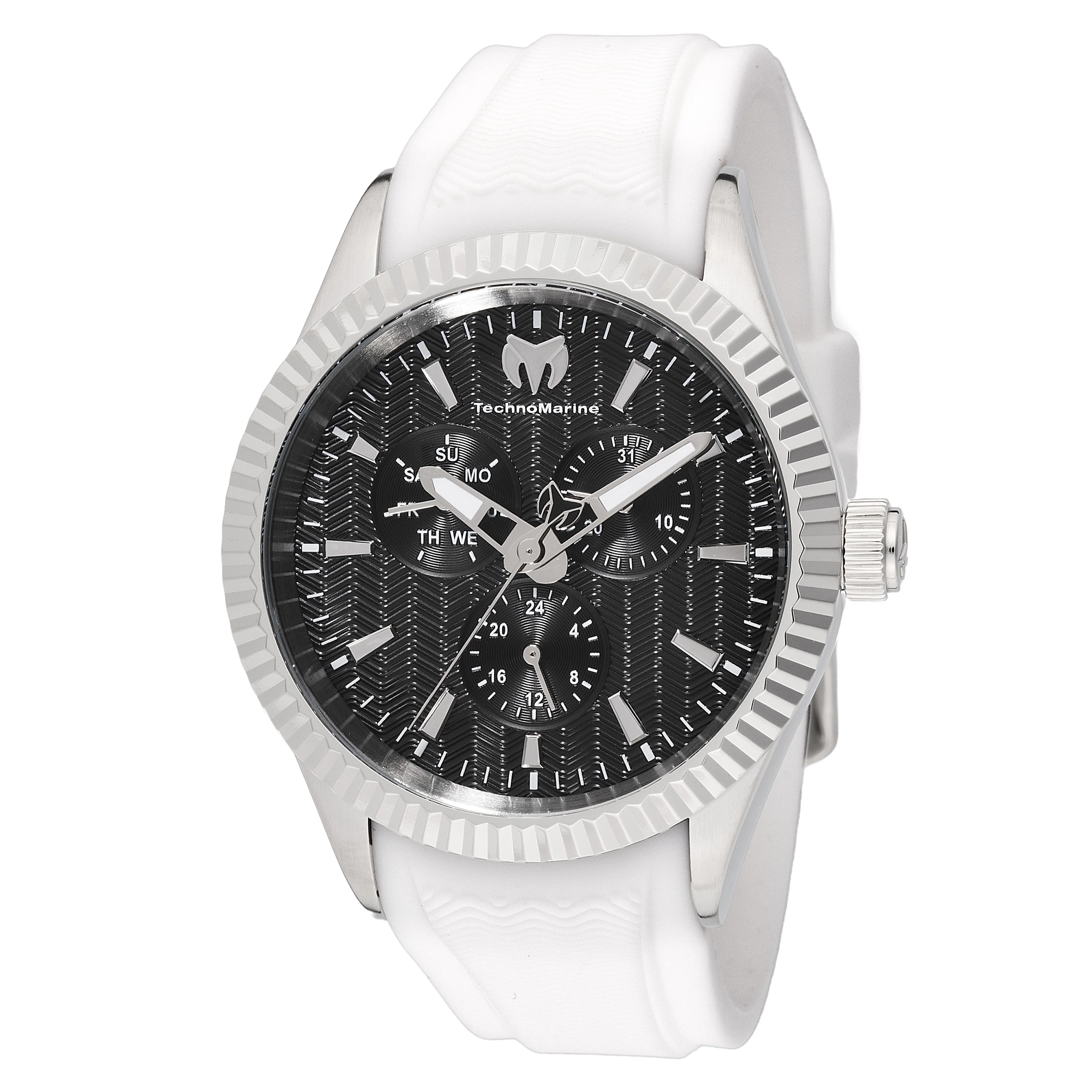 TechnoMarine Men's 42mm Sea Dream Quartz Silicone Strap Watch - Image 3