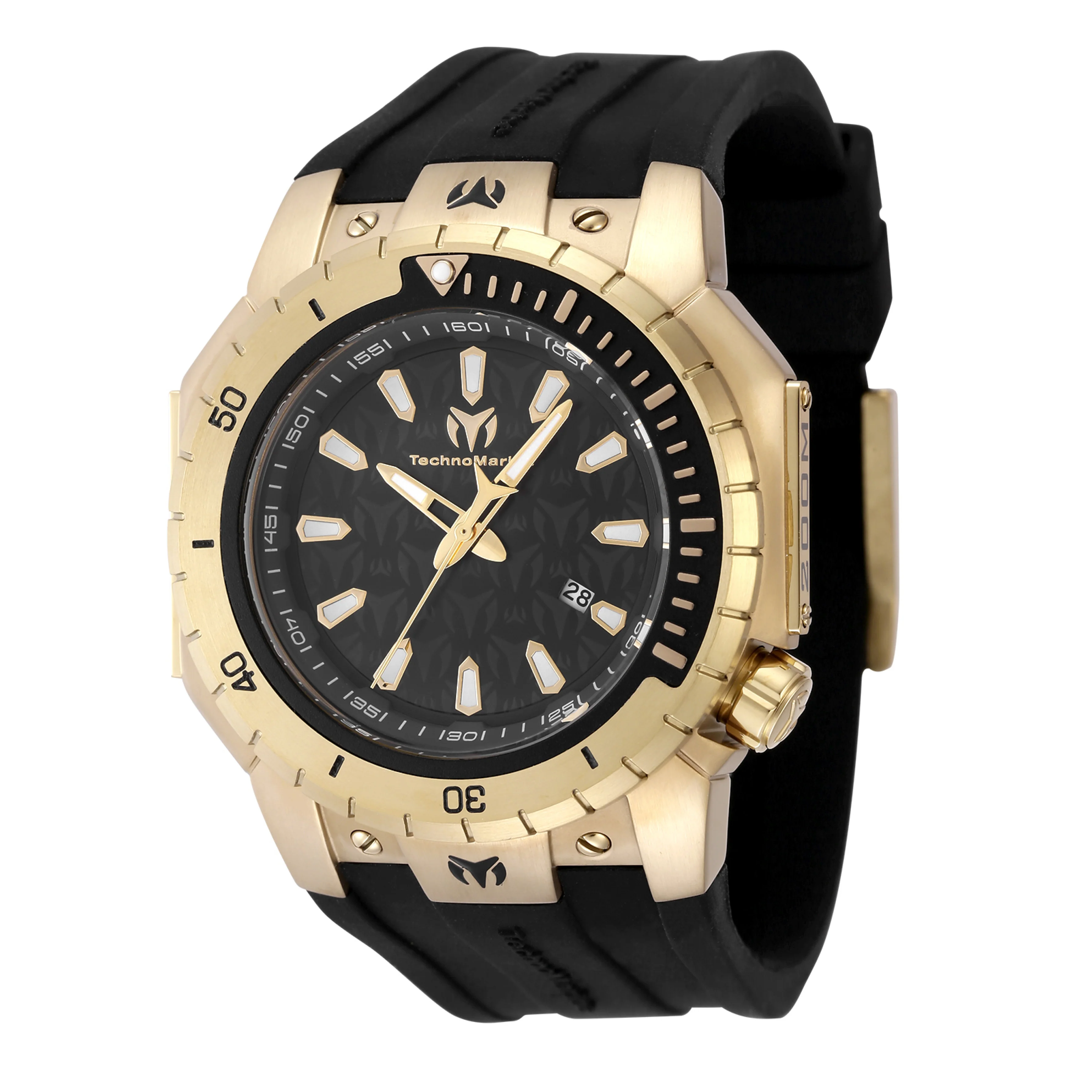 TechnoMarine Men's 48mm Manta Sea Quartz Silicone Strap Watch - Image 6