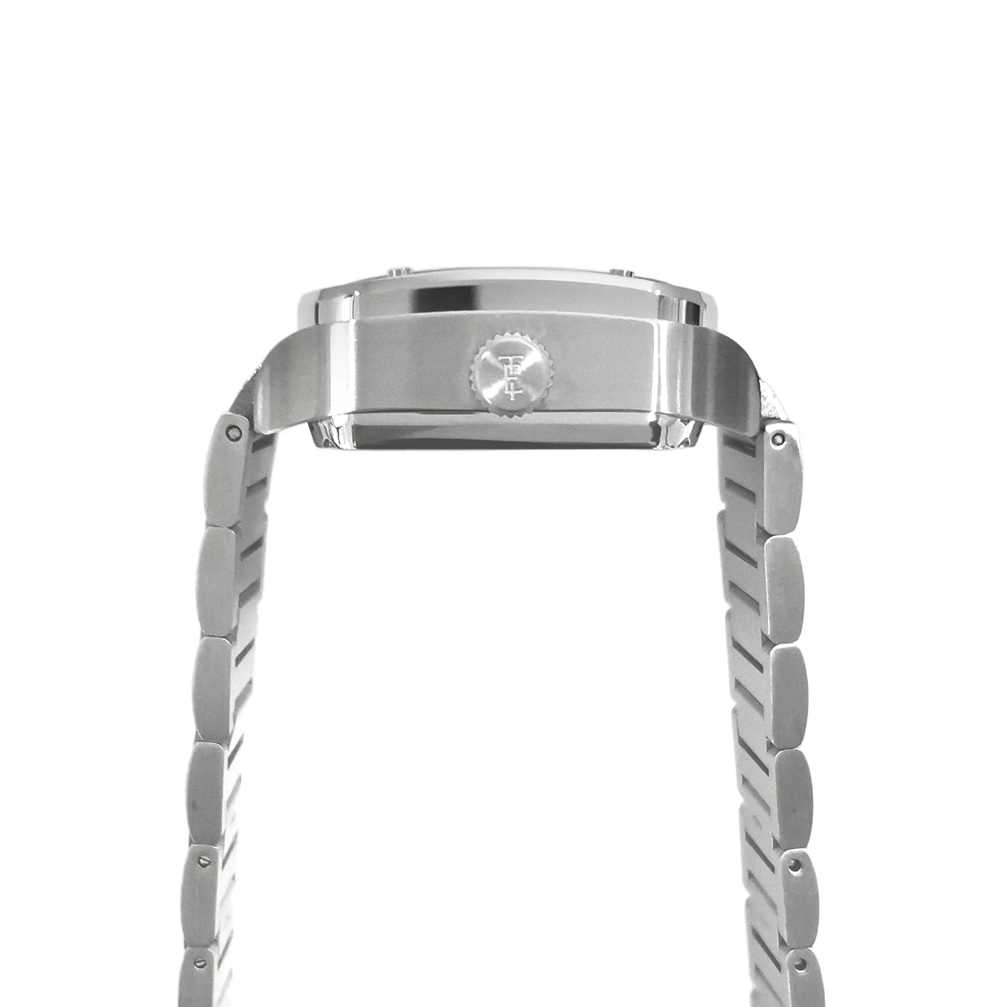 Thomas Earnshaw Men's 36mm Lennox Automatic Skeletonized Square Bracelet Watch - Image 5