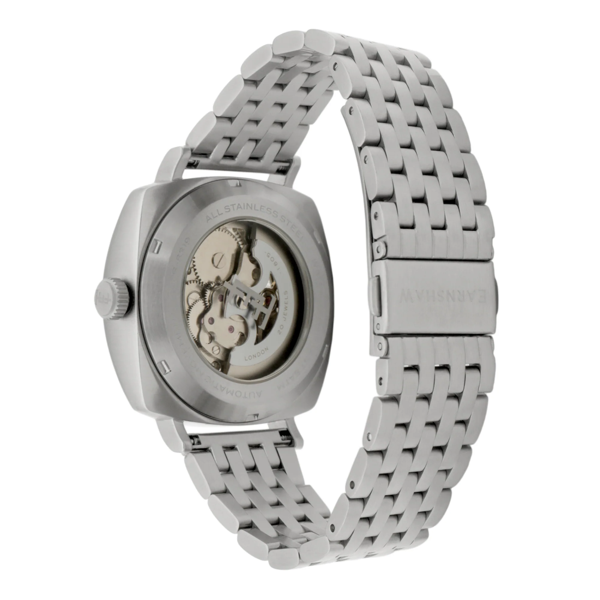 Thomas Earnshaw Men's 40mm Moorgate Automatic Skeletonized Bracelet Watch - Image 9