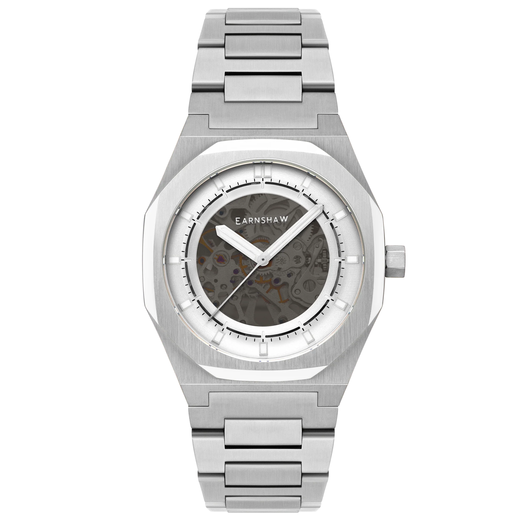 Thomas Earnshaw Men's 42mm Drake Automatic Skeletonized Bracelet Watch - Image 2