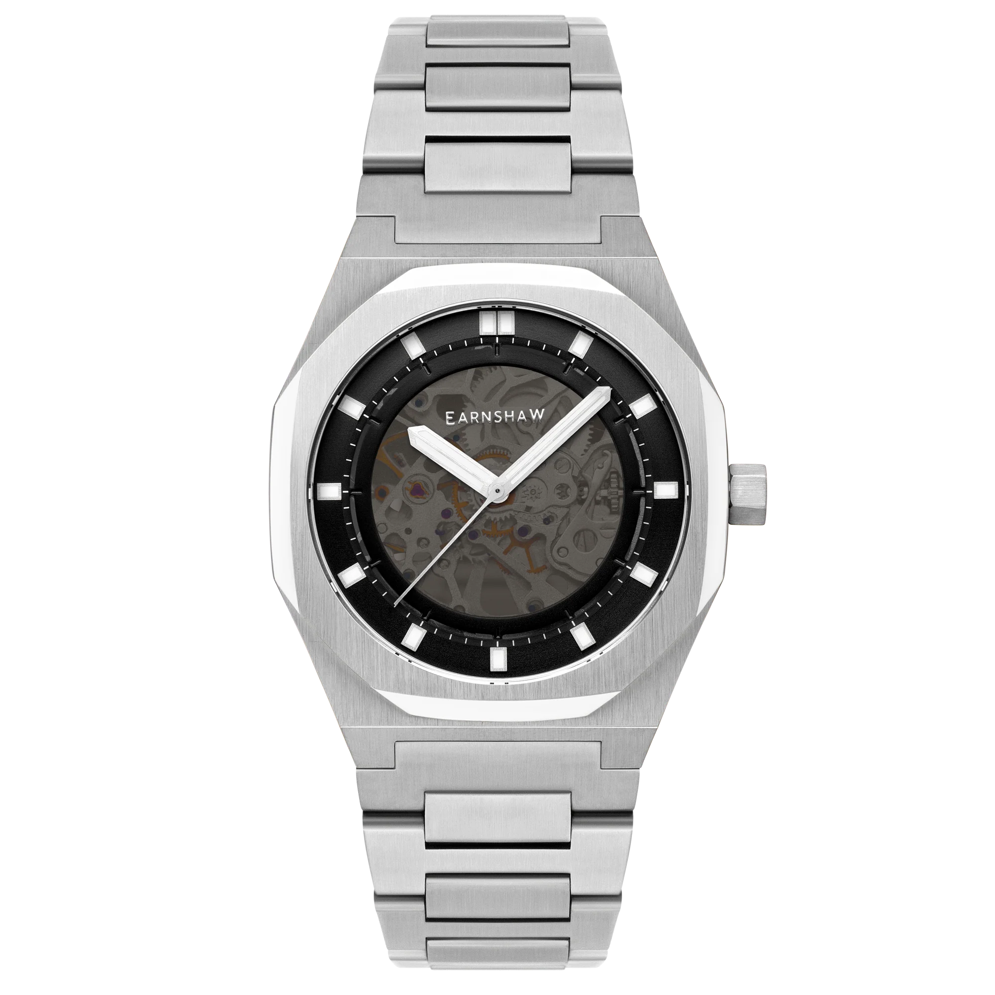 Thomas Earnshaw Men's 42mm Drake Automatic Skeletonized Bracelet Watch - Image 3