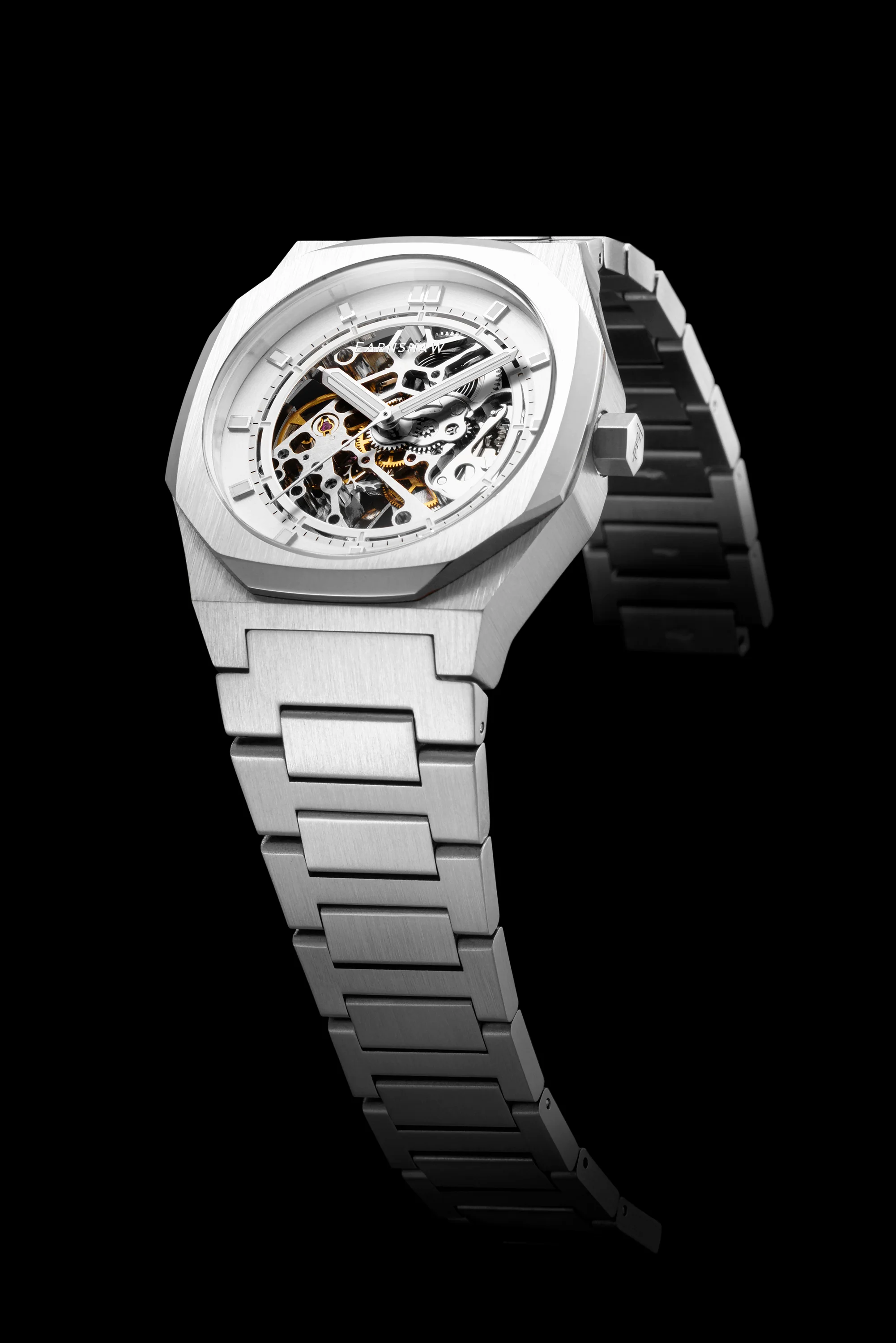 Thomas Earnshaw Men's 42mm Drake Automatic Skeletonized Bracelet Watch - Image 4