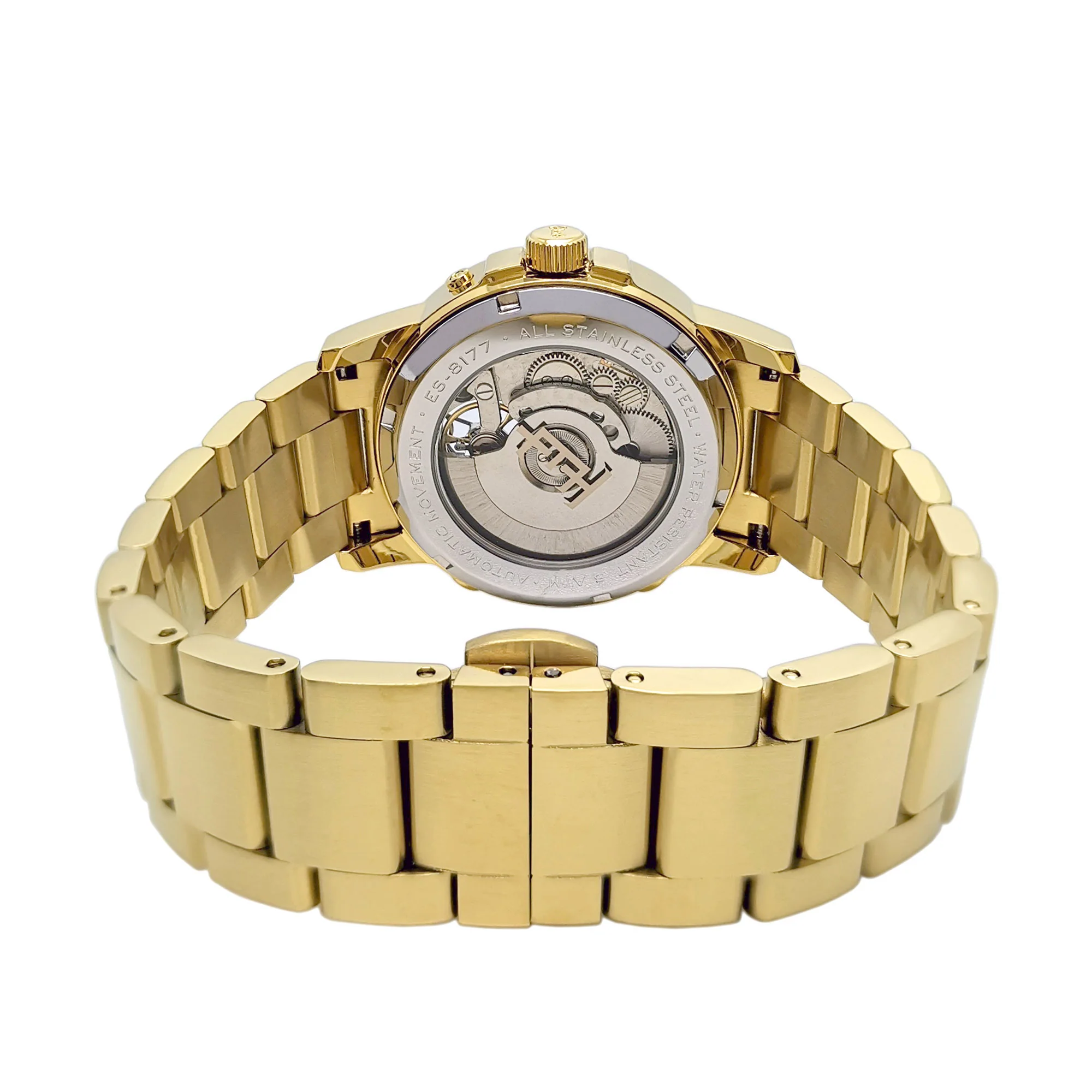 Thomas Earnshaw Men's 42mm Marlyebone Automatic Grand Date Calendar Bracelet Watch - Image 9