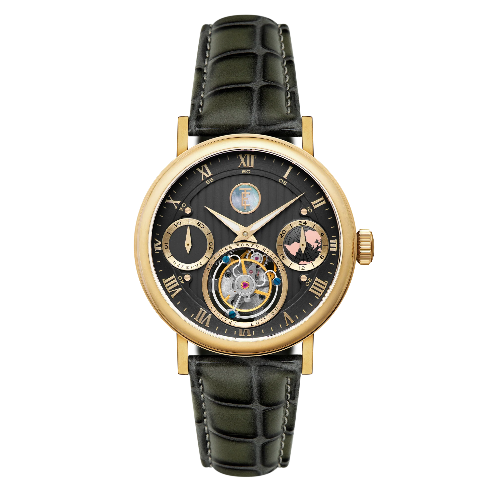 Thomas Earnshaw Men's 43mm Celestial Halley Mechanical Tourbillon Lmt Ed Watch - Image 5