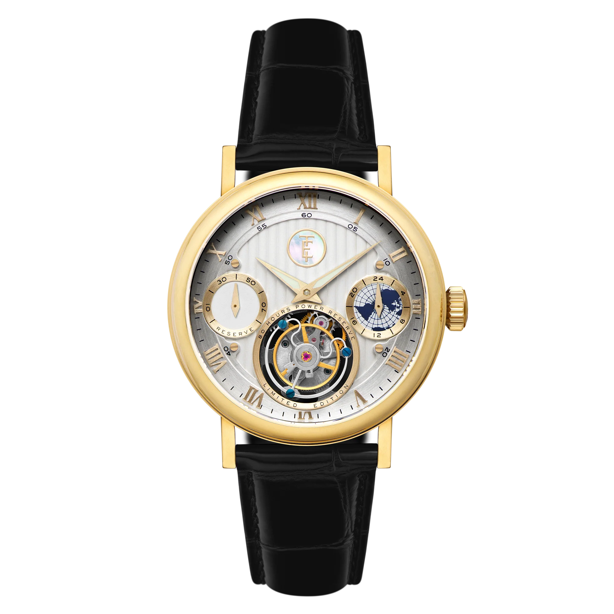 Thomas Earnshaw Men's 43mm Celestial Halley Mechanical Tourbillon Lmt Ed Watch - Image 6