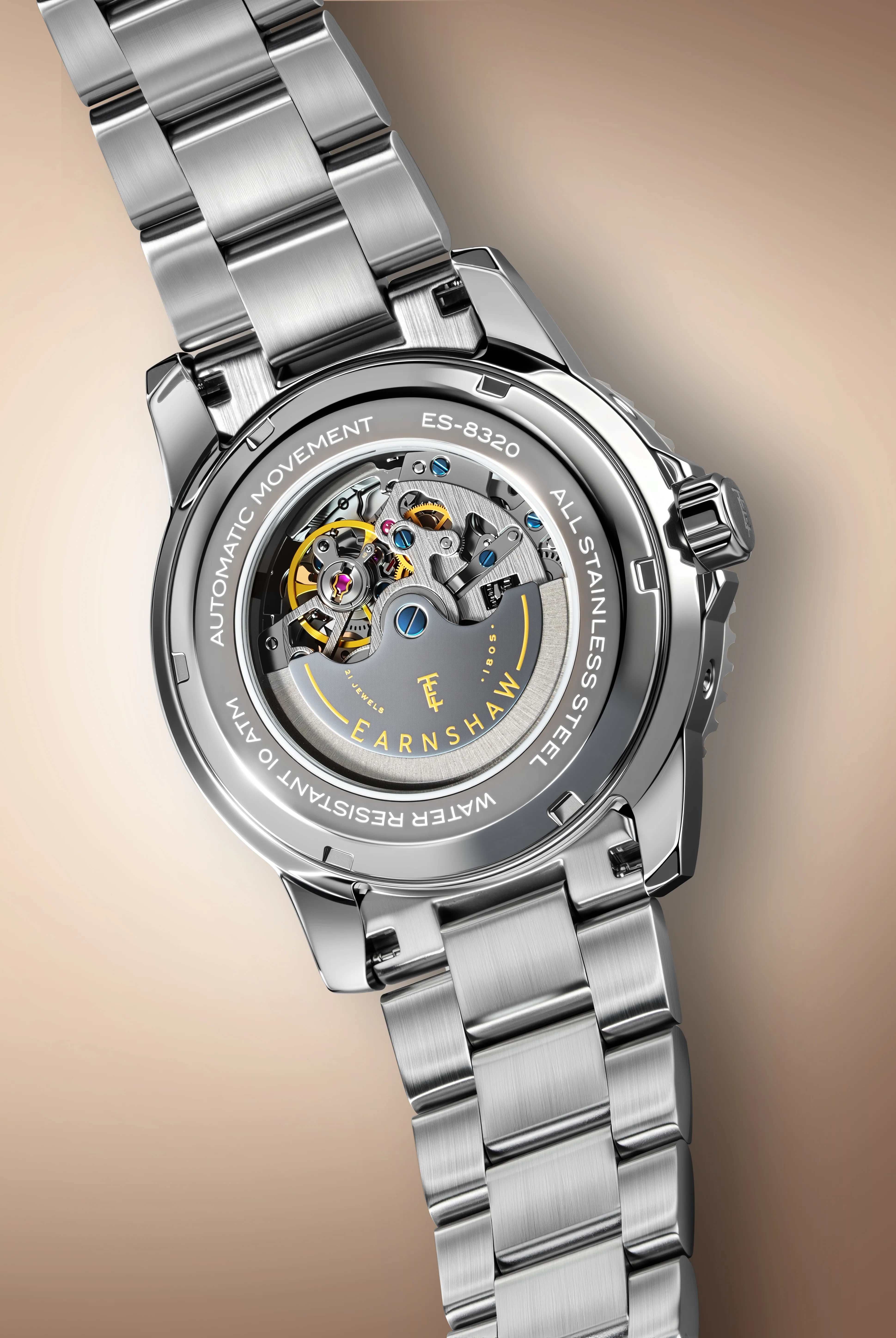 Thomas Earnshaw Men's 43mm Duncan Automatic Triple Calendar Bracelet Watch - Image 11