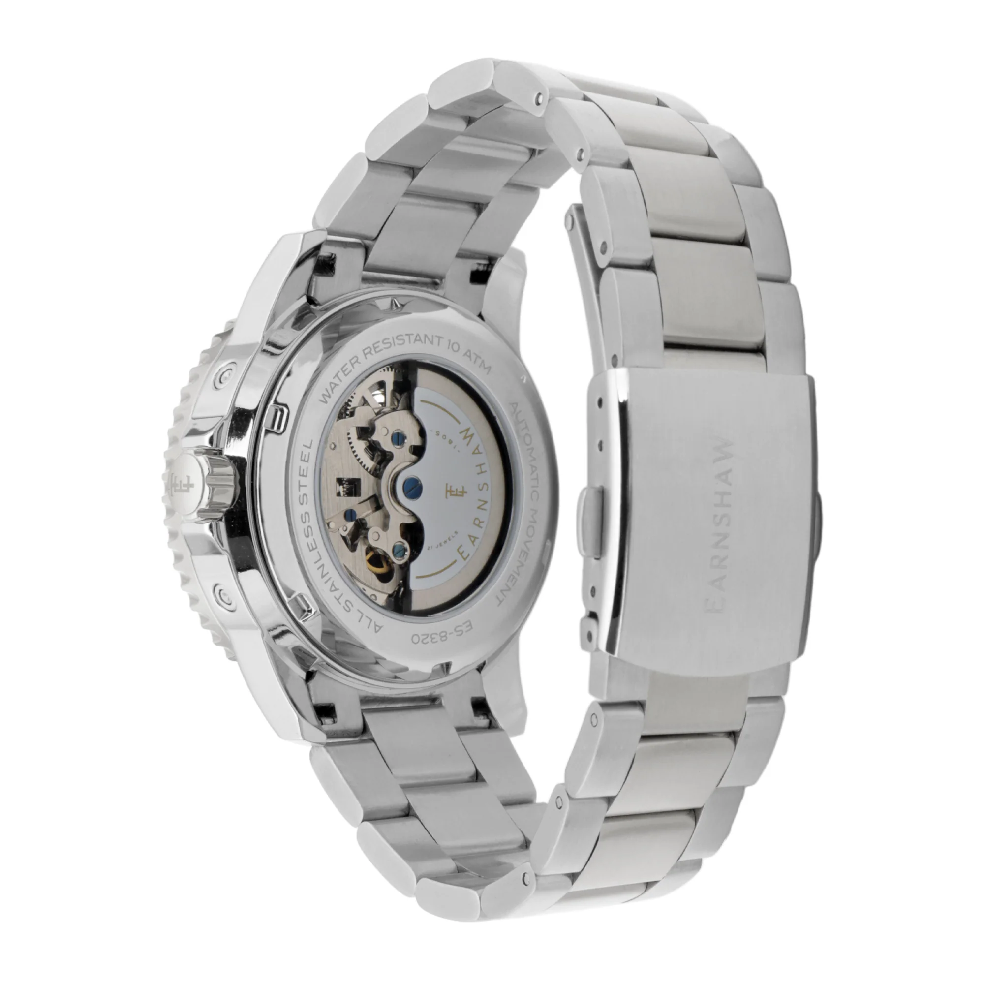 Thomas Earnshaw Men's 43mm Duncan Automatic Triple Calendar Bracelet Watch - Image 5