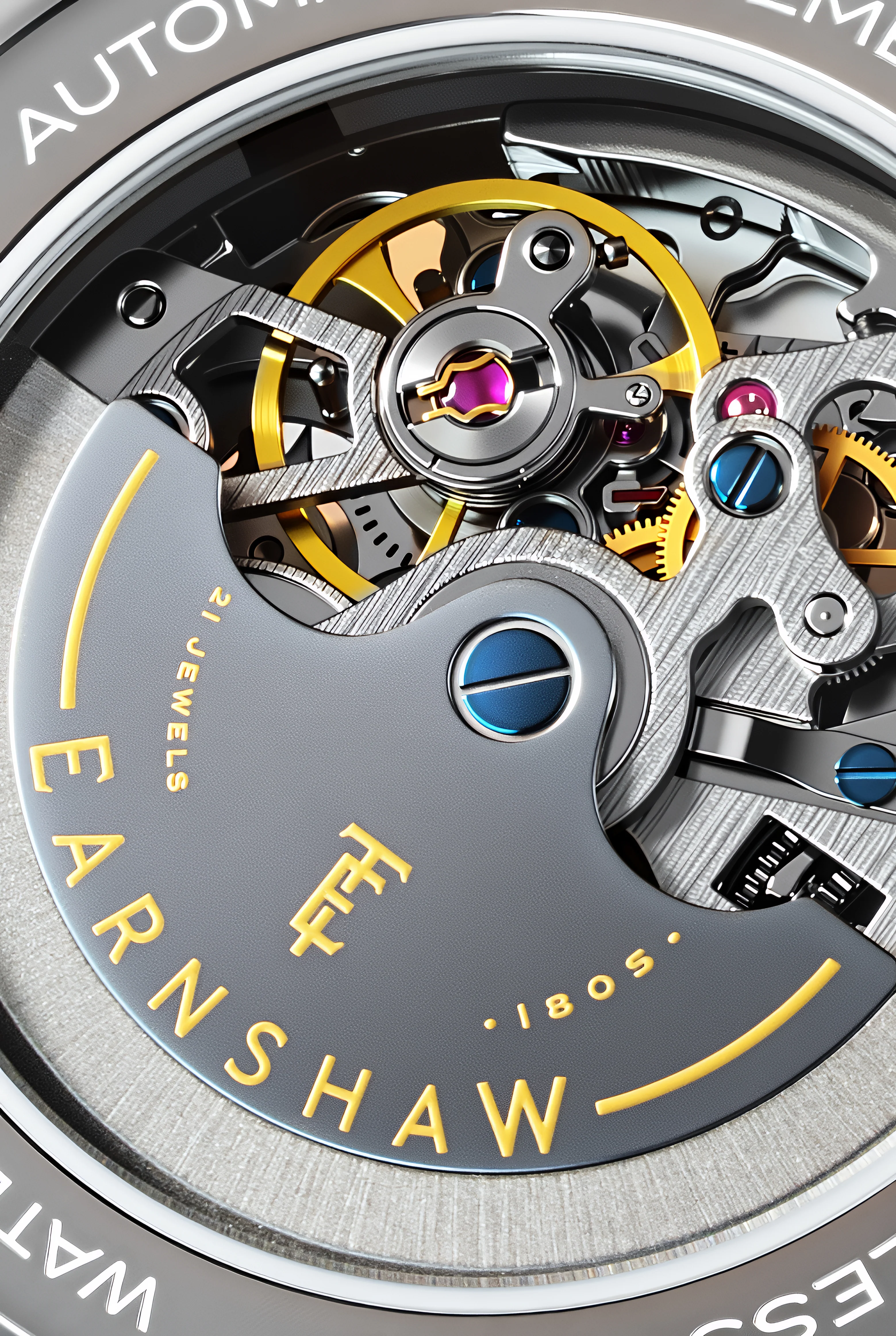 Thomas Earnshaw Men's 43mm Duncan Automatic Triple Calendar Bracelet Watch - Image 9