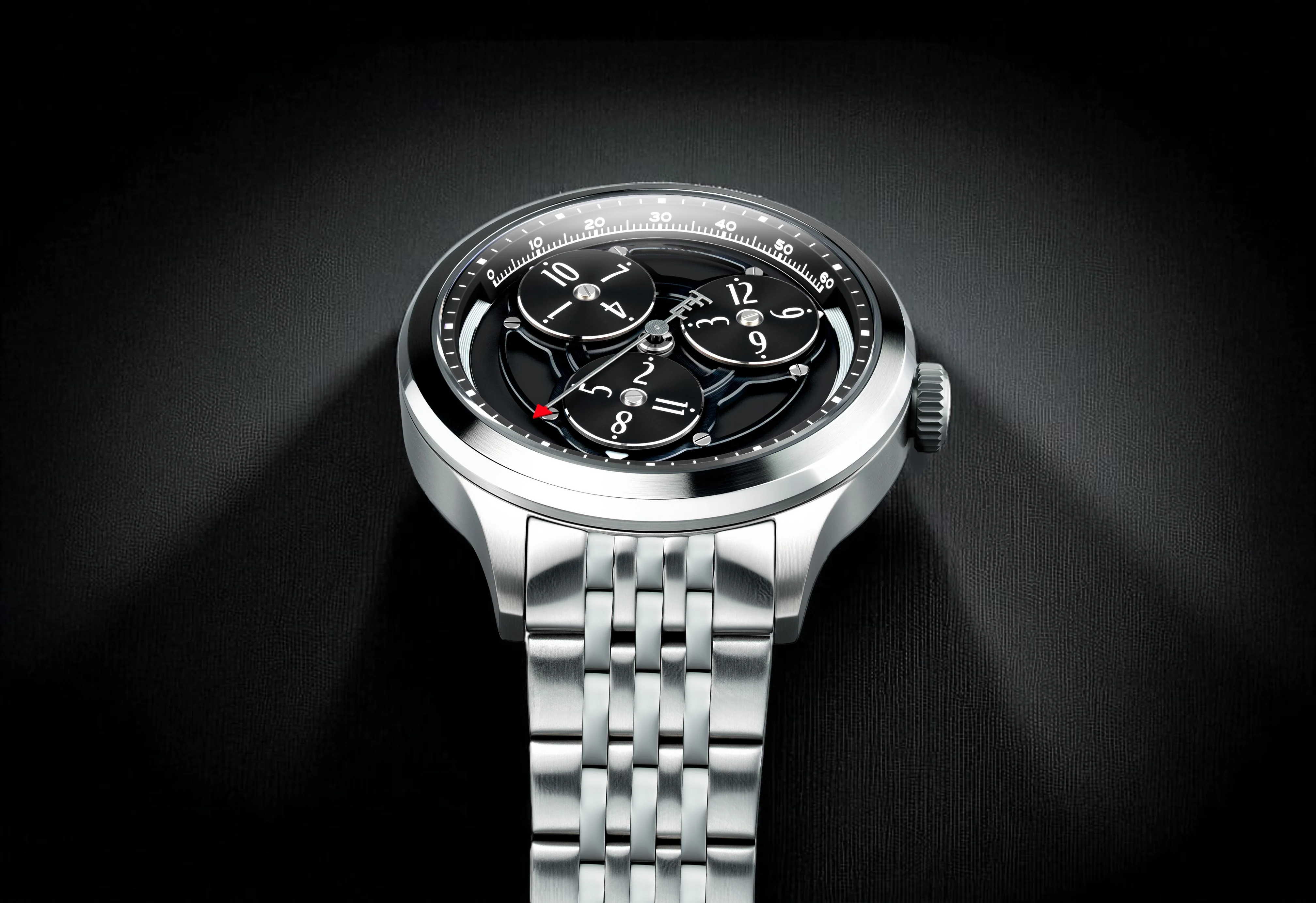 Thomas Earnshaw Men's 43mm Hexham Trisect Automatic Limited Edition Bracelet Watch - Image 7