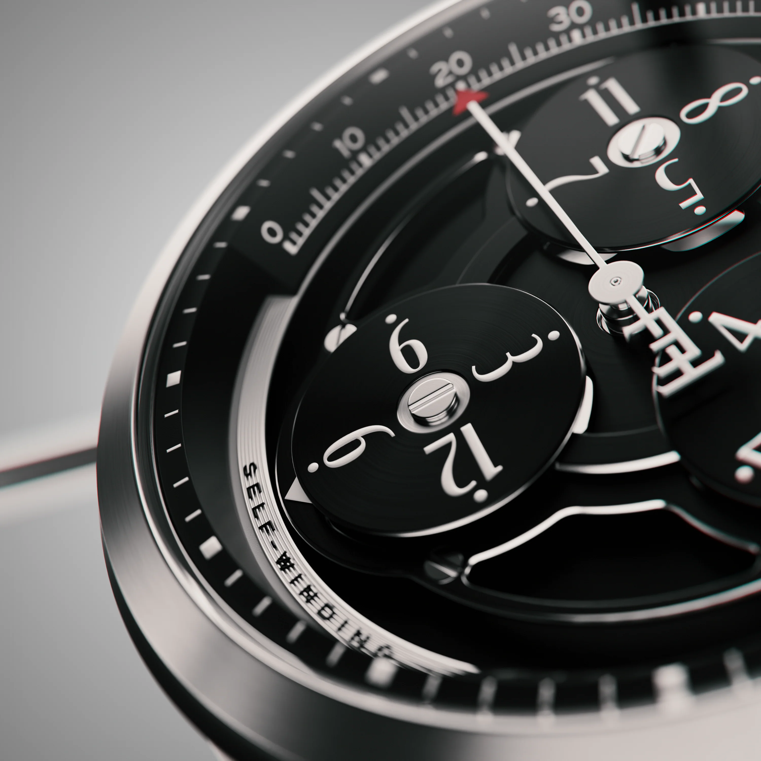 Thomas Earnshaw Men's 43mm Hexham Trisect Automatic Limited Edition Bracelet Watch - Image 8