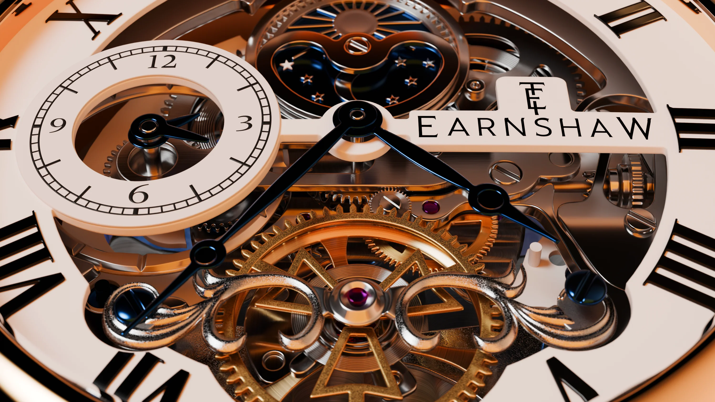 Thomas Earnshaw Men's 44mm Longitude Automatic Skeletonized Strap Watch - Image 12