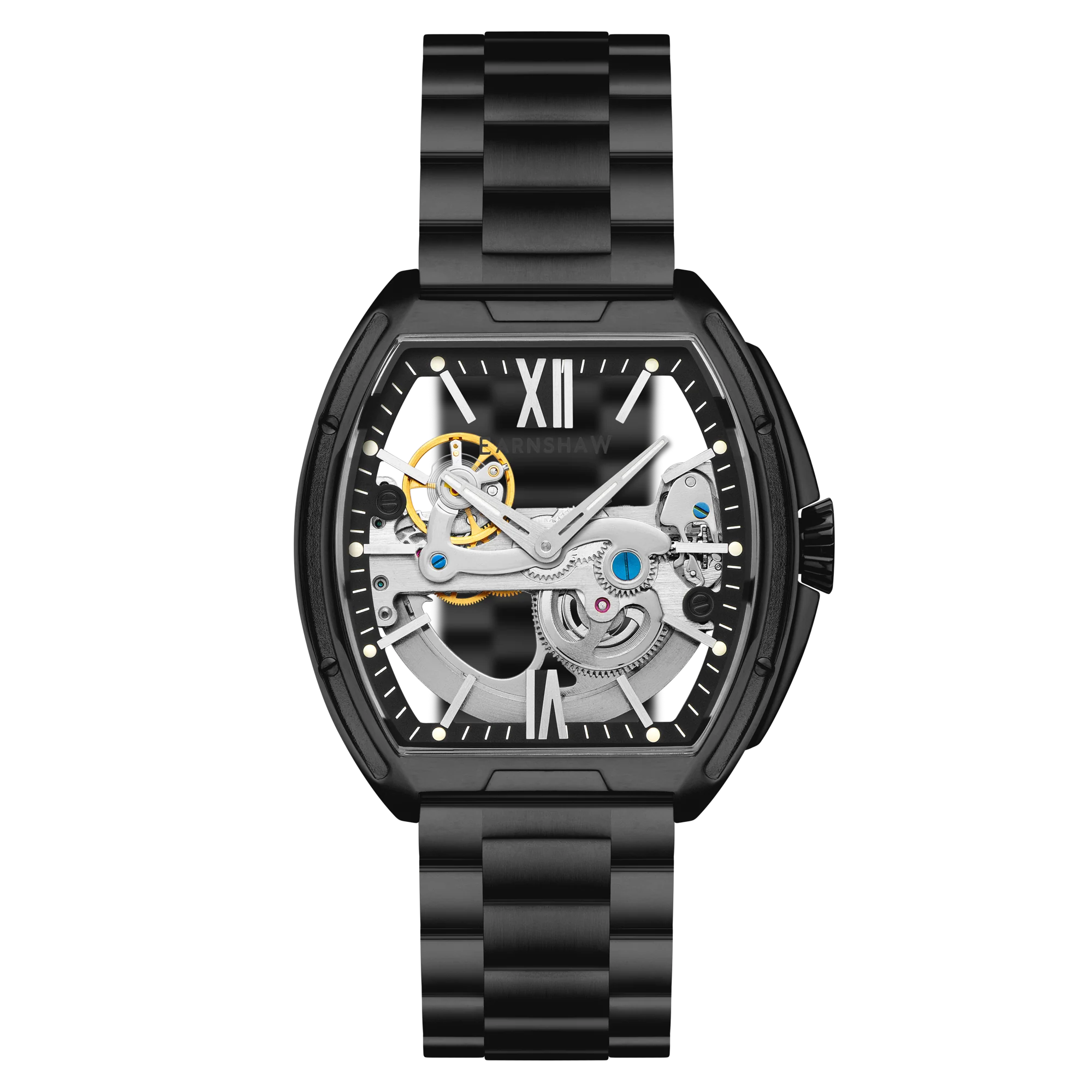 Thomas Earnshaw Men's 45mm Knightsbridge Automatic Barrel Bracelet Watch - Image 2