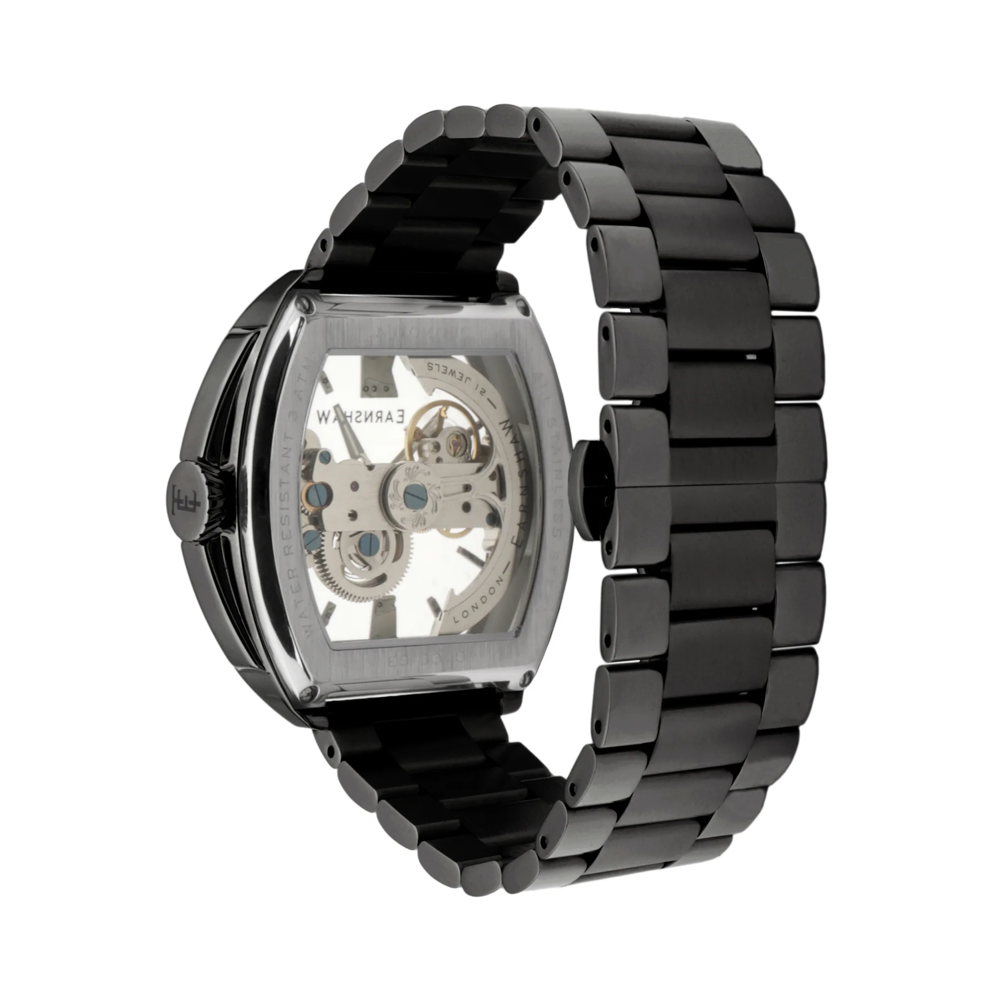 Thomas Earnshaw Men's 45mm Knightsbridge Automatic Barrel Bracelet Watch - Image 6
