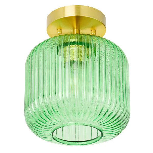 Tiffany-Style Lighting 10.25" William Green Globe Ceiling Light - Image 2