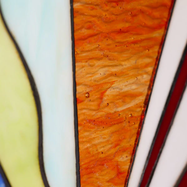 Tiffany-Style Lighting 12.75" Serenity Novelty Stained Glass Window Panel - Image 3