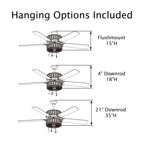 Tiffany-Style Lighting 52" Caged Clear Crystal Ceiling Fan with Remote Control - Image 7