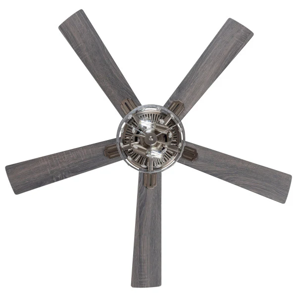 Tiffany-Style Lighting 52" Roxsie 5-Blade Crystal LED Chandelier Ceiling Fan - Image 3