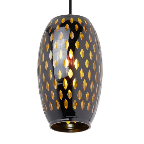 Tiffany-Style Lighting 6" Mira Glam Glass Globe Shade Pendant - Image 2