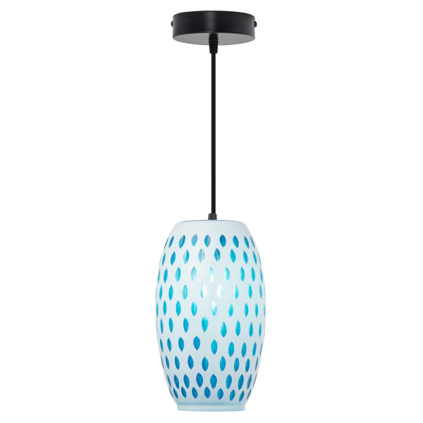 Tiffany-Style Lighting 6" Mira Glam Glass Globe Shade Pendant - Image 9