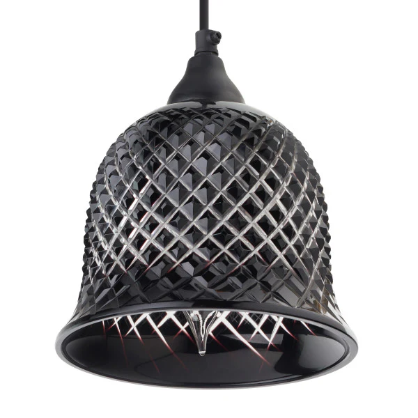 Tiffany-Style Lighting 7" Blair Handblown Glass Bell Shade Pendant - Image 2