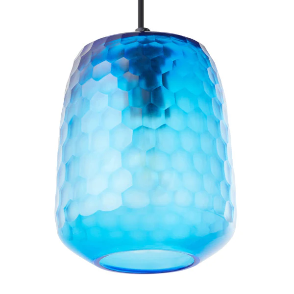 Tiffany-Style Lighting 7" Leah Retro Handblown Glass Globe Shade Pendant - Image 2