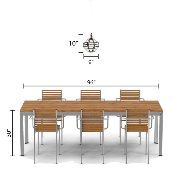 Tiffany-Style Lighting 9" Bettany Bohemian Clear Globe Shade Pendant Light - Image 8