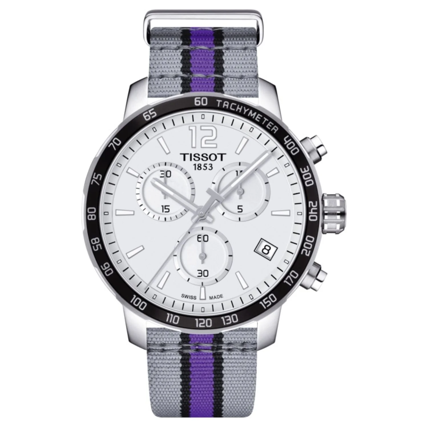 Tissot Men's 42mm Quickster Swiss Made Quartz Nylon Strap Watch - Image 3