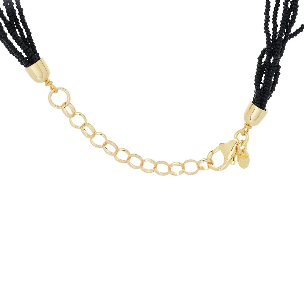 Toscana Italiana 18K Gold Plated Choice of Animal Print Murano Glass Necklace - Image 3