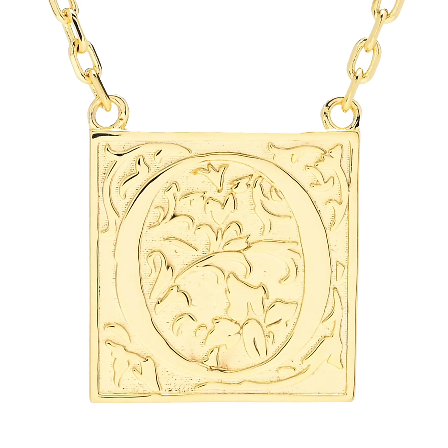 Toscana Italiana 18K Gold Plated Storybook Initial Necklace - Image 10