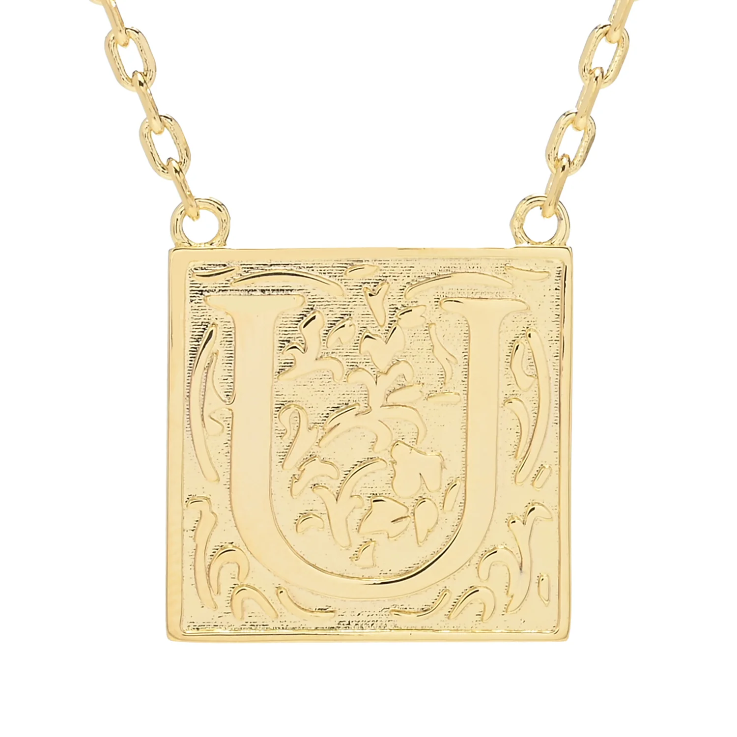 Toscana Italiana 18K Gold Plated Storybook Initial Necklace - Image 14