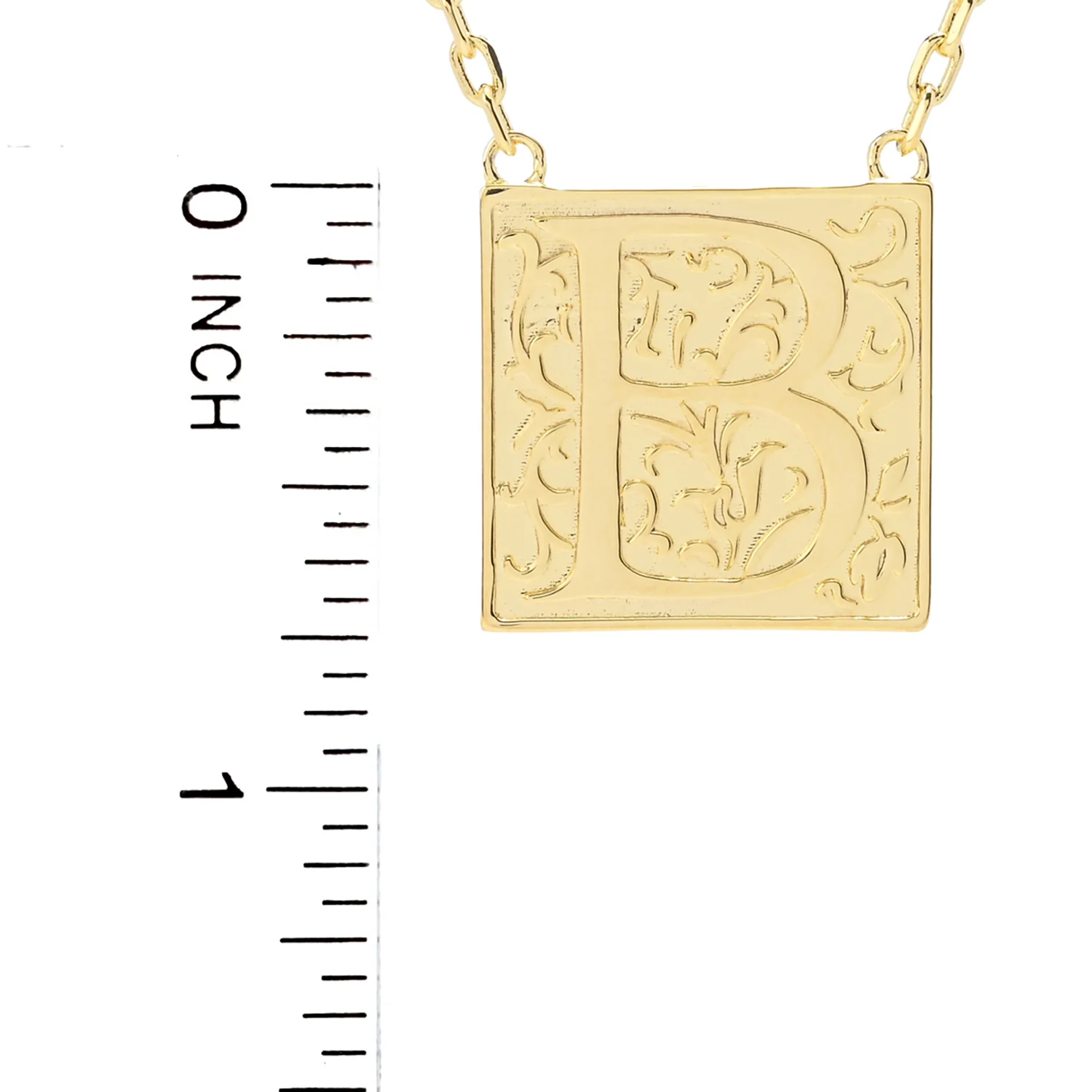 Toscana Italiana 18K Gold Plated Storybook Initial Necklace - Image 19