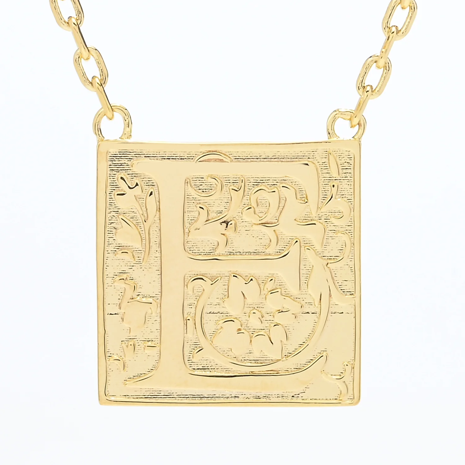Toscana Italiana 18K Gold Plated Storybook Initial Necklace - Image 3