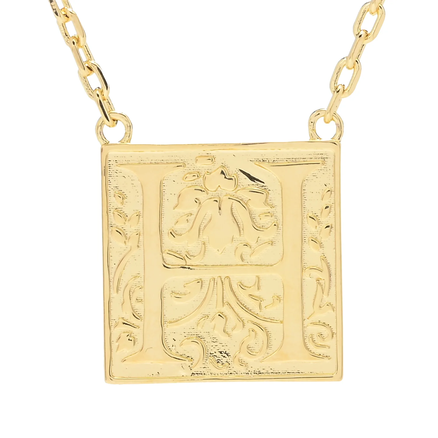 Toscana Italiana 18K Gold Plated Storybook Initial Necklace - Image 5