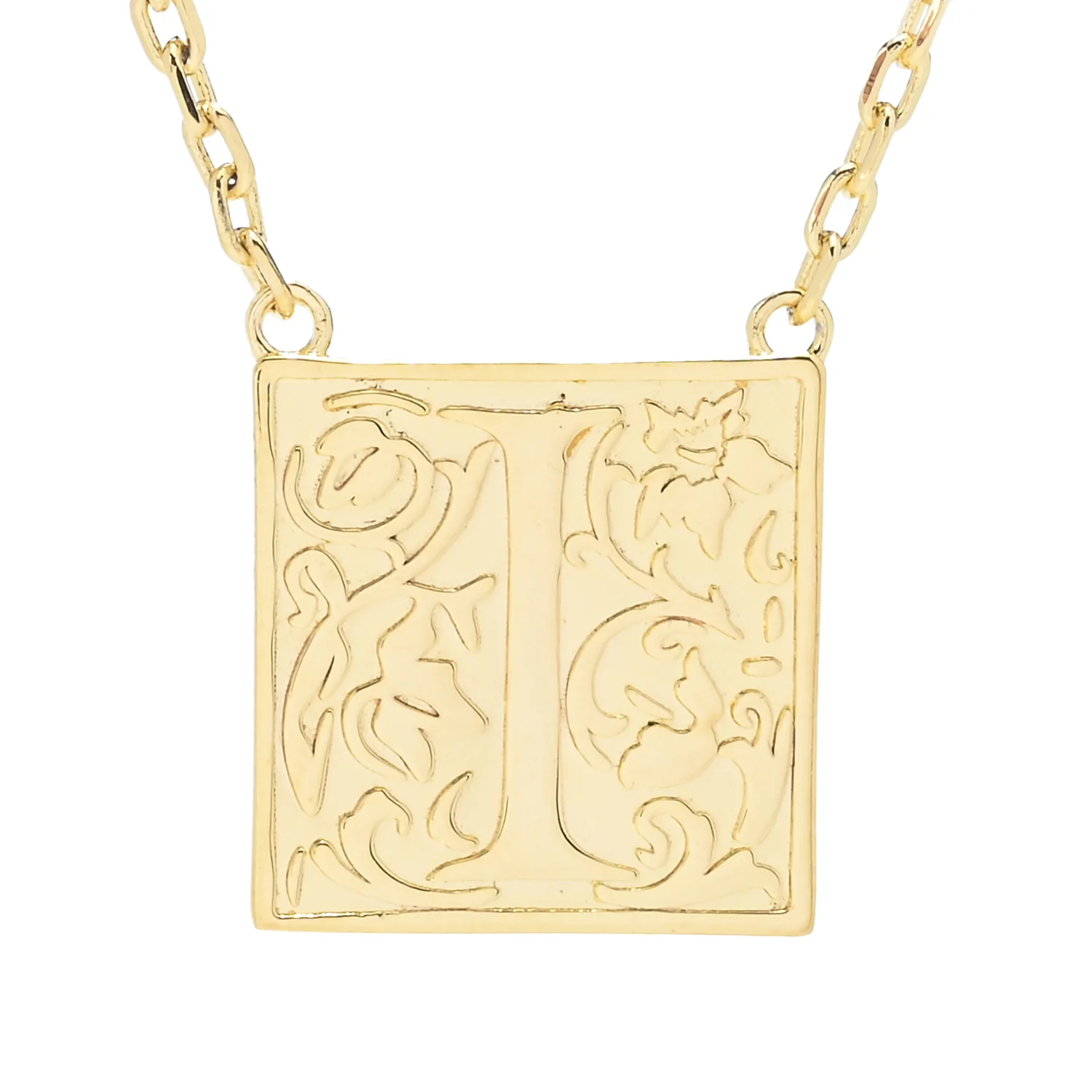 Toscana Italiana 18K Gold Plated Storybook Initial Necklace - Image 6