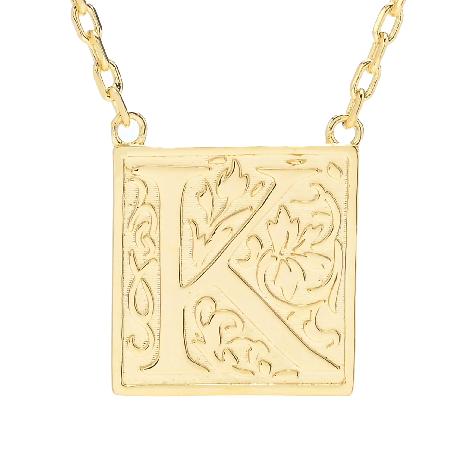 Toscana Italiana 18K Gold Plated Storybook Initial Necklace - Image 7