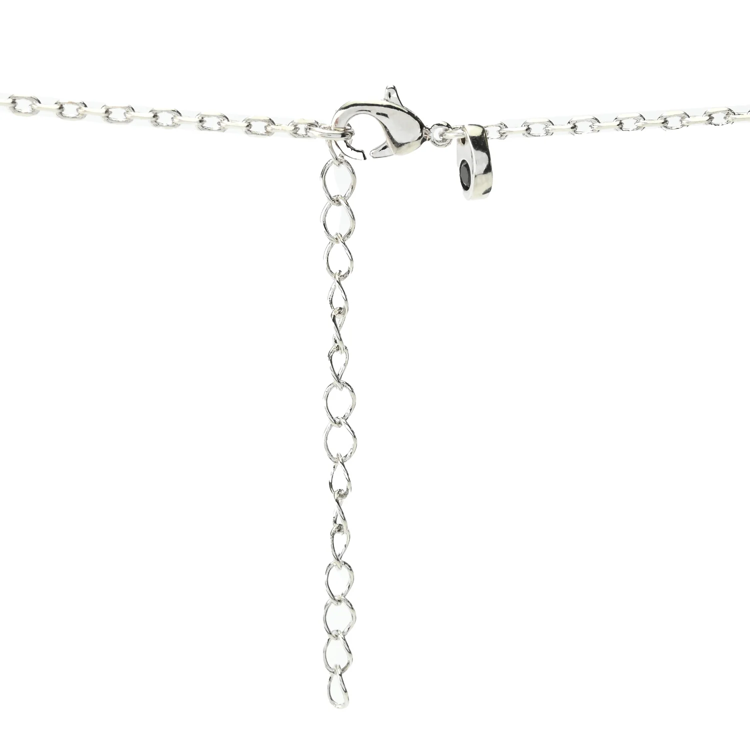 Toscana Italiana Platinum Plated Puffed Initial Necklace - Image 21