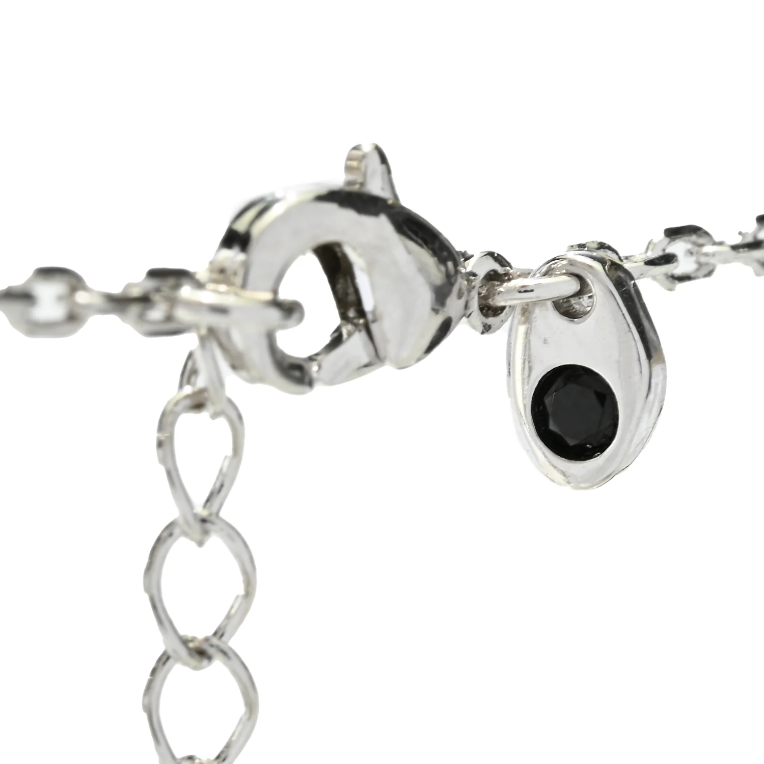 Toscana Italiana Platinum Plated Puffed Initial Necklace - Image 22
