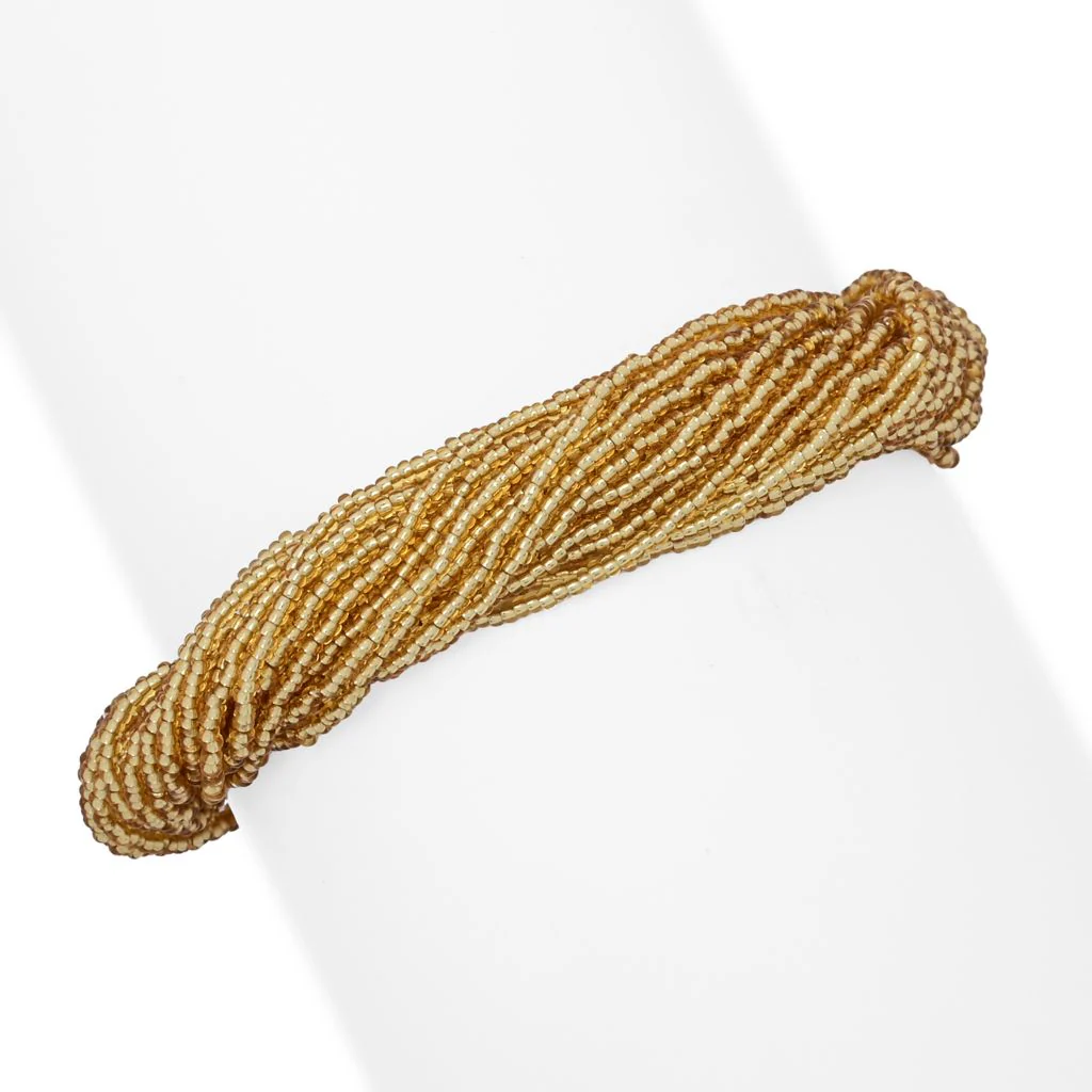 Toscana Italiana Twisted Multi Strand Murano Glass Bead Bracelet - Image 3