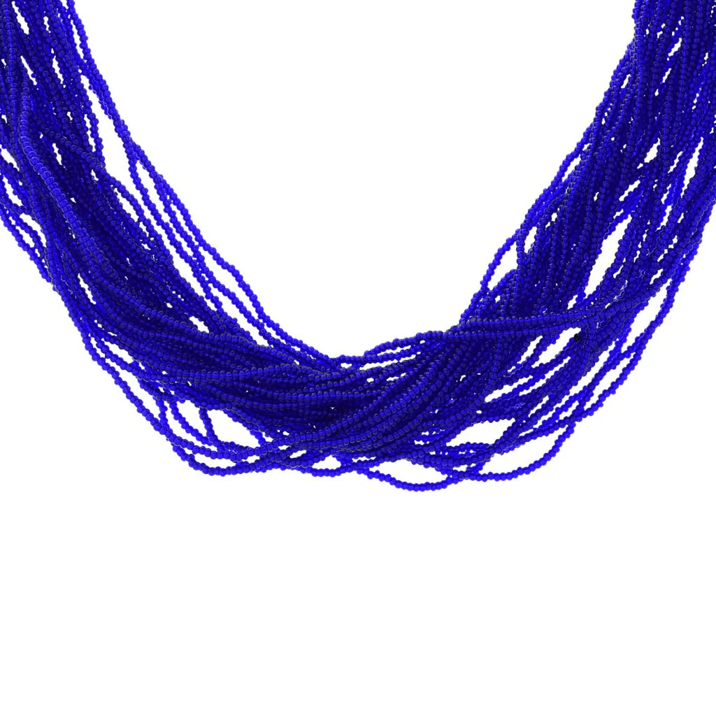 Toscana Italiana Twisted Multi Strand Murano Glass Bead Necklace - Image 3