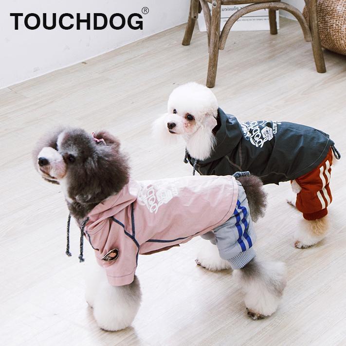 Touchdog 'Cloudburst' Reversible & Waterproof Dog Raincoat - Image 10