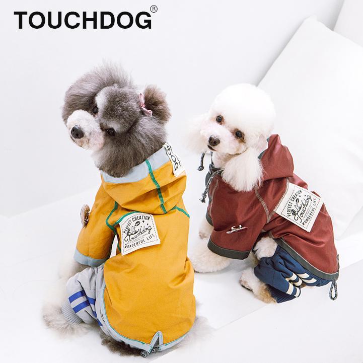 Touchdog 'Cloudburst' Reversible & Waterproof Dog Raincoat - Image 12