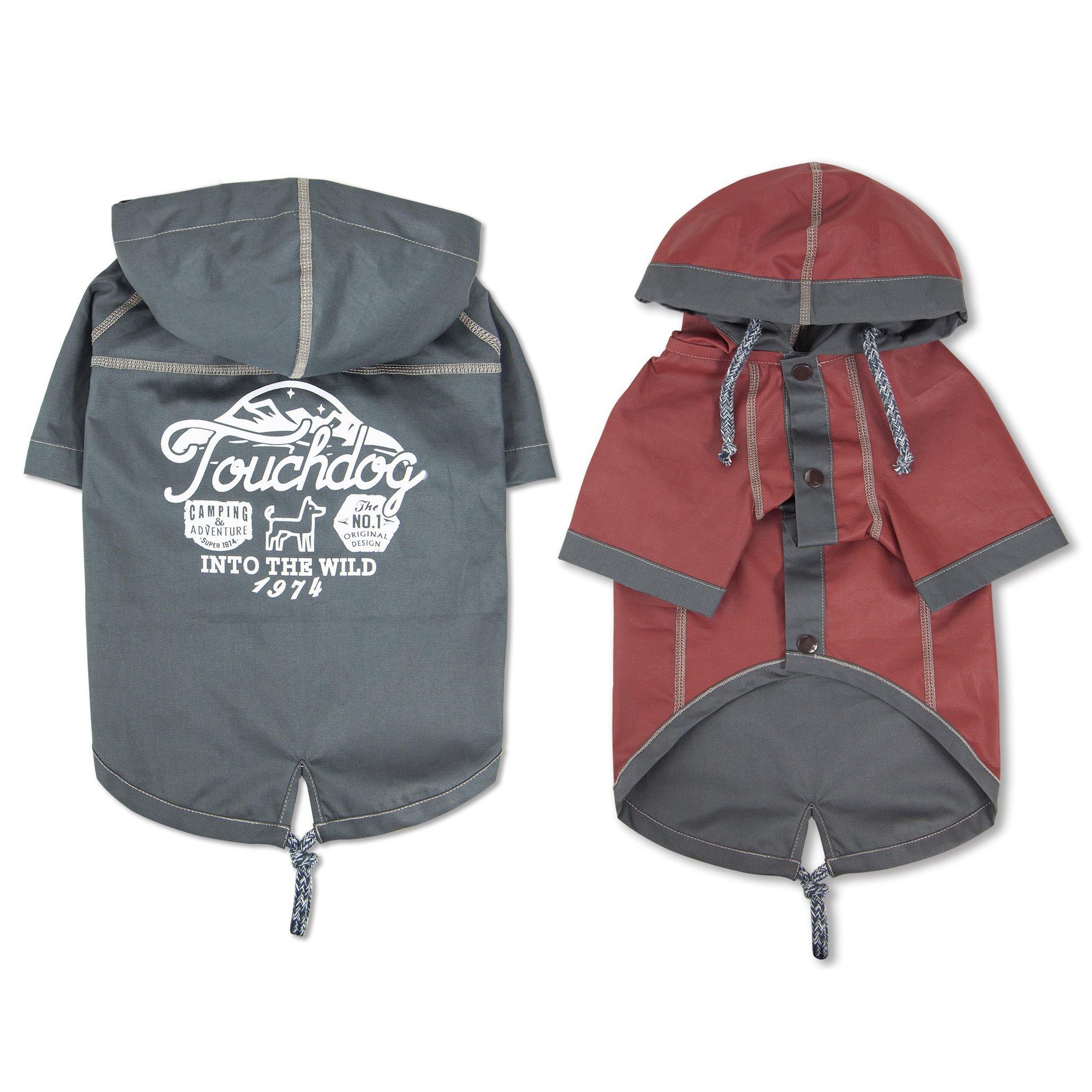 Touchdog 'Cloudburst' Reversible & Waterproof Dog Raincoat - Image 4