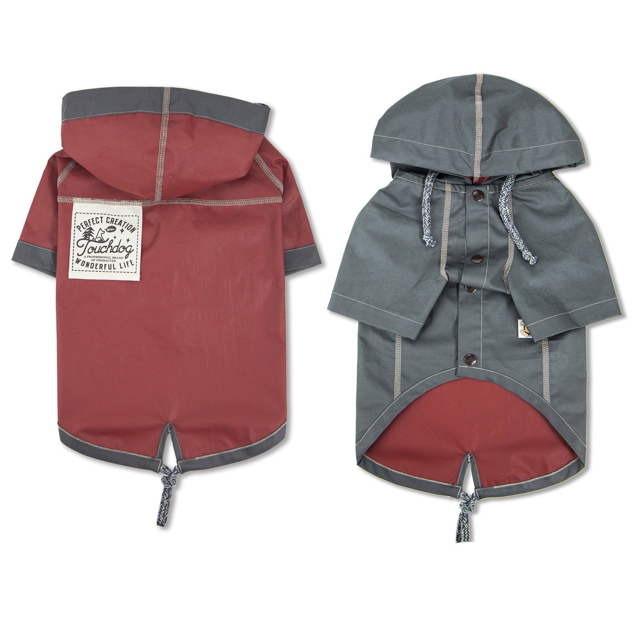 Touchdog 'Cloudburst' Reversible & Waterproof Dog Raincoat - Image 5
