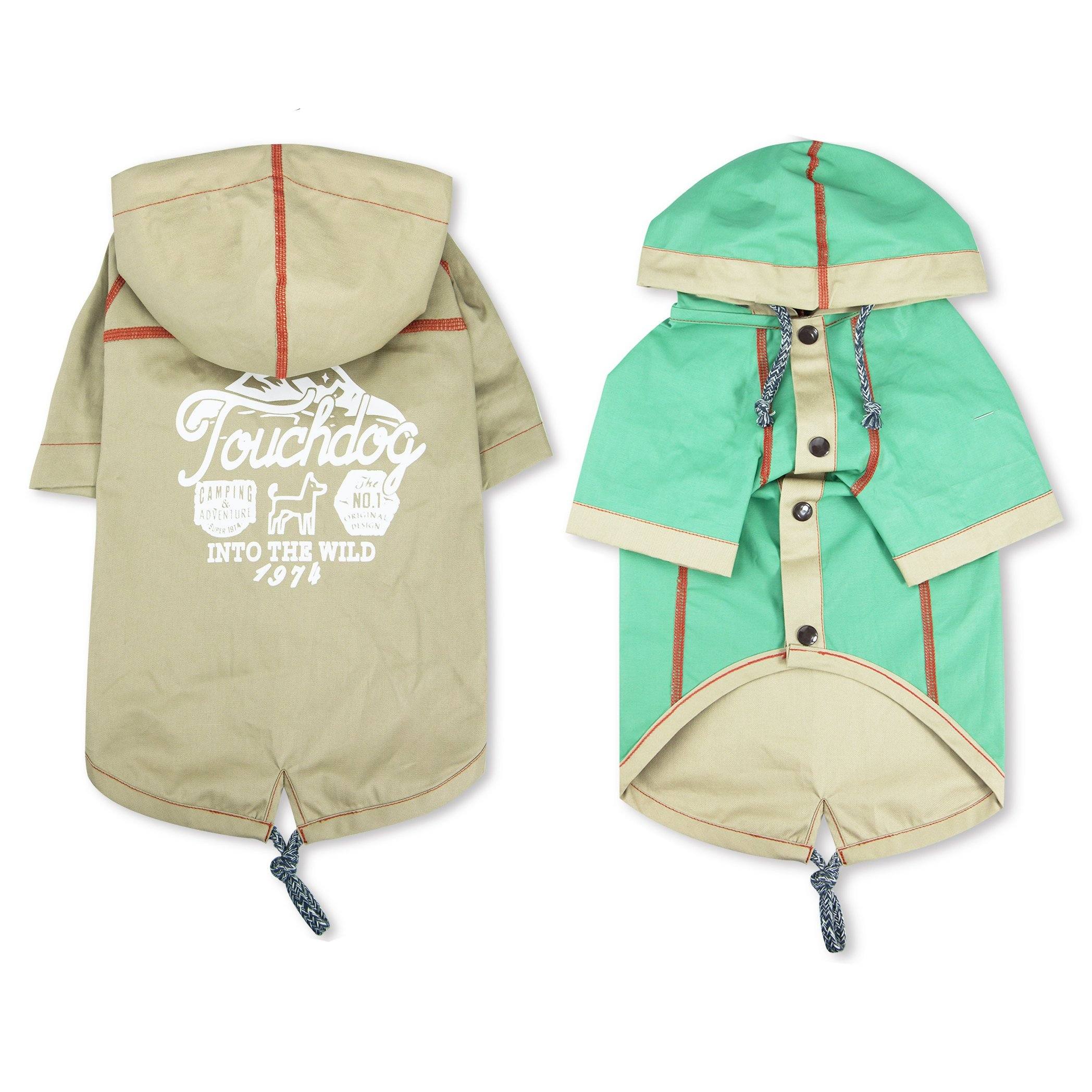 Touchdog 'Cloudburst' Reversible & Waterproof Dog Raincoat - Image 7