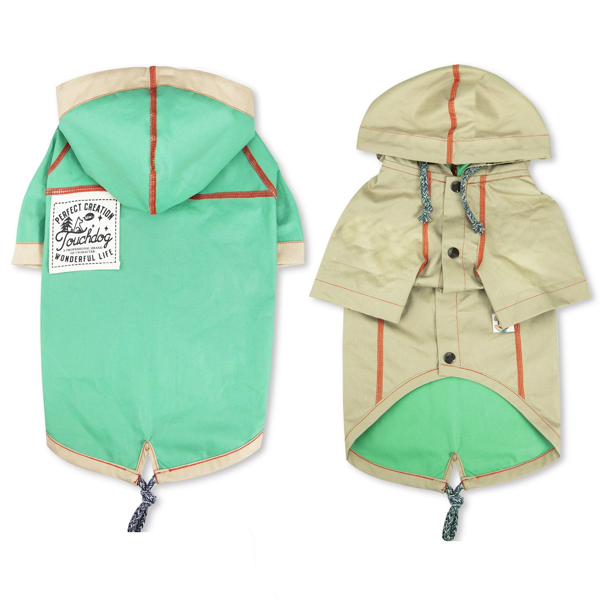 Touchdog 'Cloudburst' Reversible & Waterproof Dog Raincoat - Image 8
