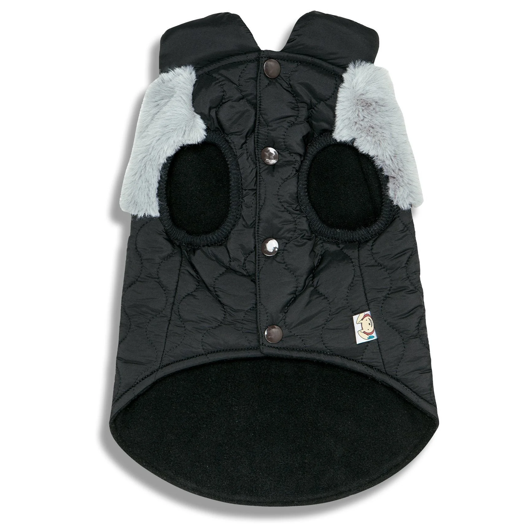 Touchdog 'Furrost-Bite' Fur & Fleece Dog Jacket - Image 2